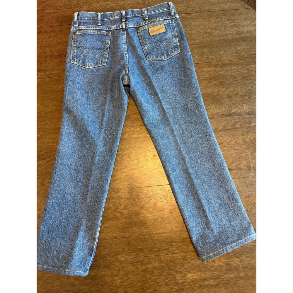 Wrangler George Strait Cowboy Cut Slim Fit Jeans 936GSHD Blue Denim 32x30 Mens - Picture 3 of 8